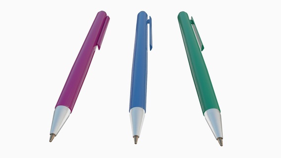 bille stylo 3d modèle papeterie encre mixeur stl l'écriture impression dossiers modèles 3d print model - Mito3D
