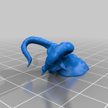 balrog head v2 art creatures 3d print model - Mito3D