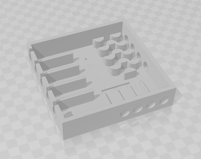 balun organizer box - security 3d print model - Mito3D