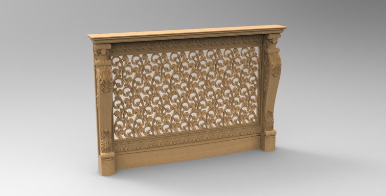 baluster 3d architecture sofa closet table bed cnc artcam decorative ornament wood pattern furniture 3d print model - Mito3D