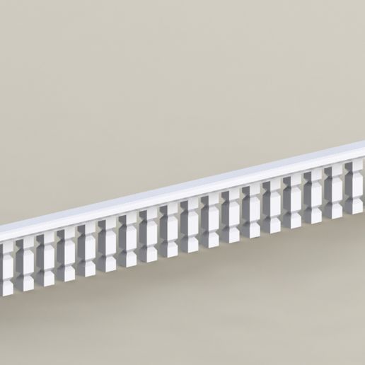 baluster railing architecture models 3D print model - Mito3D