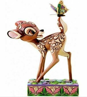 Bambi Disney panpan heykelcik dekorasyon Sanat oyuncak hayvan tavşan doğa 3d print model - Mito3D