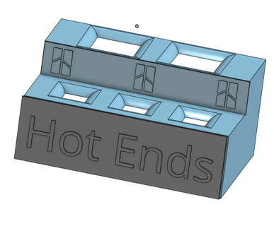 bambu lab hot end holder 3d print model - Mito3D