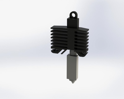 bambu laboratório Hotend chave chaveiro babalab 3d print model - Mito3D