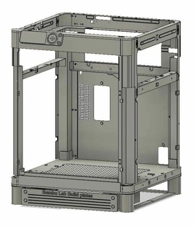 bambu laboratorio p1p x1 carbón placa construcción bandeja bambulab carbon constructor 3d impresora accesorios 3d print model - Mito3D