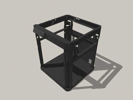 bambu lab p1p model 3d printer frame housing scale modeling cad 3d print model - Mito3D