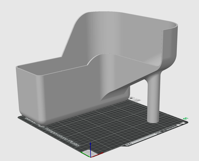 bambu labs carbon poopy shoe remixed make deeper bambu labs poop bucket  3d print model - Mito3D