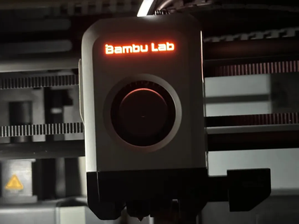 Bambu Labore hotend LED farbig einfügen Remix bambulab bambulabp1p Labor x1 carbon Farbe Modifikationen 3d Drucker Zubehör 3d print model - Mito3D
