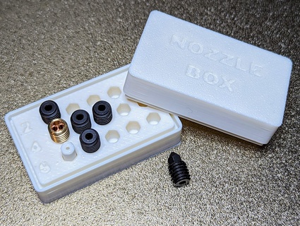 bambu x1 p1p alternative hotend nozzle-box nozzle box 3d print model - Mito3D