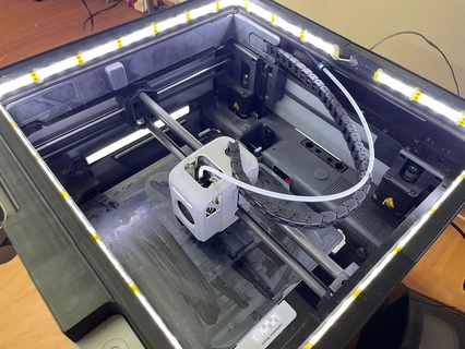 Bambu x1c Led muhafaza ışık 3d print model - Mito3D