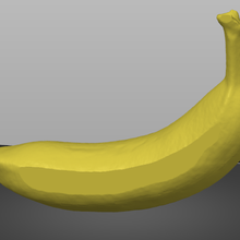 banana 3d print model - Mito3D