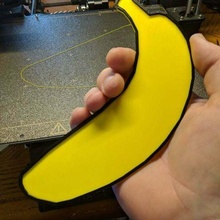banana 2d_art 3d print model - Mito3D