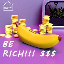 banana coin bank - piggy hidden young teen yellow easy quick clever smart office table bedroom donkey kong king pig fruit money dinheiro cofre banco gold carat exclusive design 3d print model - Mito3D