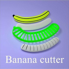 coupe de la banane maison babanes ustensile une cuisine utile milk-shake banania banana split préparation culinaires sans soutien fruits salubrité 3d print model - Mito3D
