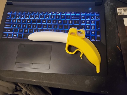 Banana pistola costume cosplay 3d print model - Mito3D