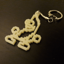 banana keychain jewelry keychains porte cle porteclef keyring banane 3d print model - Mito3D