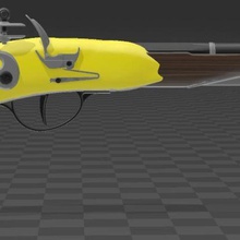 bananalock divers la banane amusant blague arme de poing à feu pistolet 3d print model - Mito3D