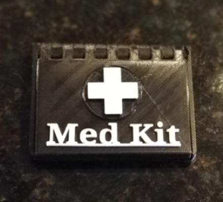 band-aid med kit box bandaid medical wallet 3d printing 3d print model - Mito3D