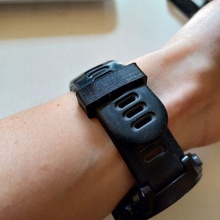 band keeper garmin 735xt sport watch ring gadget sportwatch 735 strap tpu 3d print model - Mito3D