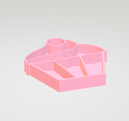 bandeja cupcake golosinas arte cumpleaños copetin dulces decoracion cute 3d print model - Mito3D