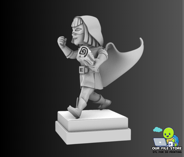 bandit clash royale clans character art toy miniature gamimg game supercell medieval rpg 3d print model - Mito3D