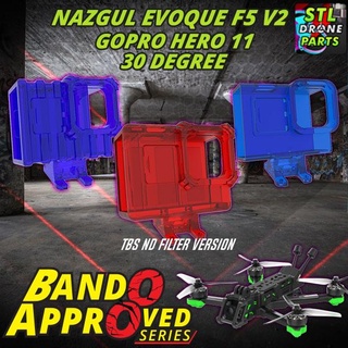 Bande genehmigt Serie iflight Nazgul evoque f5 v2 gopro Held 9 10 11 montieren 30 Grad 3d print model - Mito3D