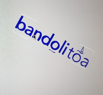 Bandolith Bandol te azurblau Boot Beschriftung Brief Name Nomenklatur 3d print model - Mito3D