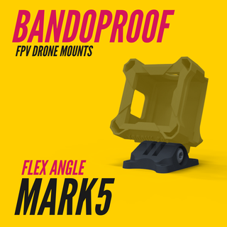 bandoproof flexangle adapter geprc mark5 Gadget fpv drone universal mount gopro mark 5 3d print model - Mito3D