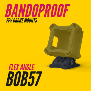 prova bandagens ângulo flexível adaptador iflight bob57 3d print model - Mito3D