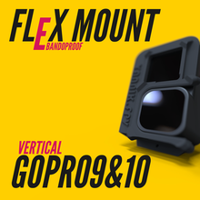 bandoproof flexmount gopro9&10 vertical fpv toolless camera mount yannikfpv quad kwad cam action gopro 9 10 3d print model - Mito3D