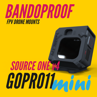 anti bando Go Pro 11 mini verticale tbs source v4 montage fixe fpv drone actioncam 3d print model - Mito3D