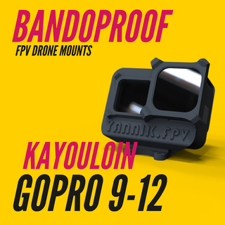 bandoproof gopro 9 10 11 12 horizontal kayou kayouloin fixmount gopro9 gopro10 gopro11 gopro12 3d print model - Mito3D