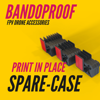 bandoproof spare part case print place fpv parts drone 3d print model - Mito3D