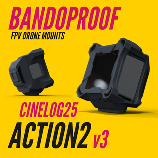 prova bando v3 action2 geprc cinelog25 drone cinelog azione Camera dji 3d print model - Mito3D