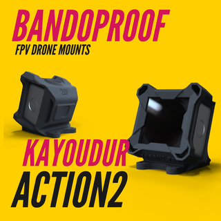 prova bando v3 action2 kayou kayoudur fixmount fpv drone actioncam dji 3d print model - Mito3D
