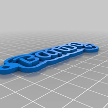 bandy customized keychains 3d print model - Mito3D