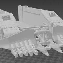 baneblade plow 3d print model - Mito3D