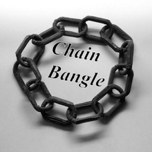 pulseira de corrente jóias a arte bracelete chain fácil impressão chaveiro printable carrier-livre rápida presente design thinking 3d print model - Mito3D
