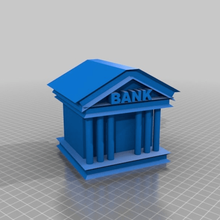 bank Architektur Gebäude-Strukturen 3d print model - Mito3D