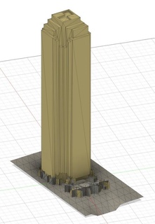 banka Amerika plaza Dallas Meydan kullanım 3d print model - Mito3D