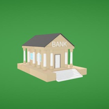 la banque l'architecture 3d print model - Mito3D