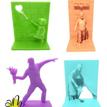 banksy - pack art soldier flowers peace wall graffiti war activism protest girl balloon heart clean broom sweep hide boy likes nobody social smartphone tech 3d print model - Mito3D