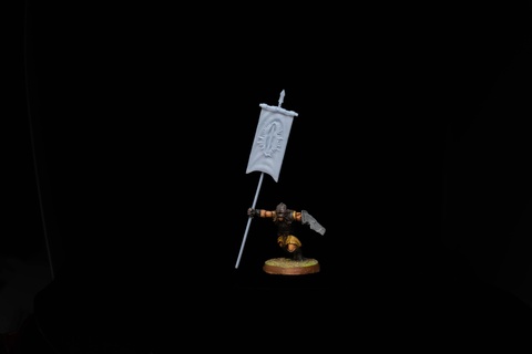 bannière génial œil Seigneur anneaux Rohan mordore elfes gondor nains Rivendell Lorien 3d print model - Mito3D