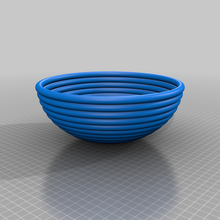 banneton basket smooth exterior food drink 3d print model - Mito3D
