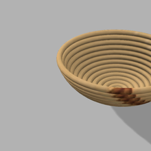banneton bread proofing basket household 3d print model - Mito3D