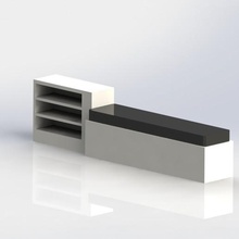 banquette various bench seat shelves botelho thomas solidworks 3d print model - Mito3D