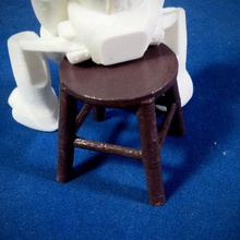 banquinho architecture stool 3d print model - Mito3D