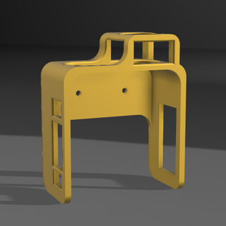 baofeng uv5r exosquelette r3 airsoft protecteur Cas gaine logement 3d print model - Mito3D