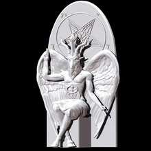 baphomet art demon baal belzebuth exu ancient sculptures 666 satan wings horns pentagram devil goat occult lucifer evil statue creature 3d print model - Mito3D