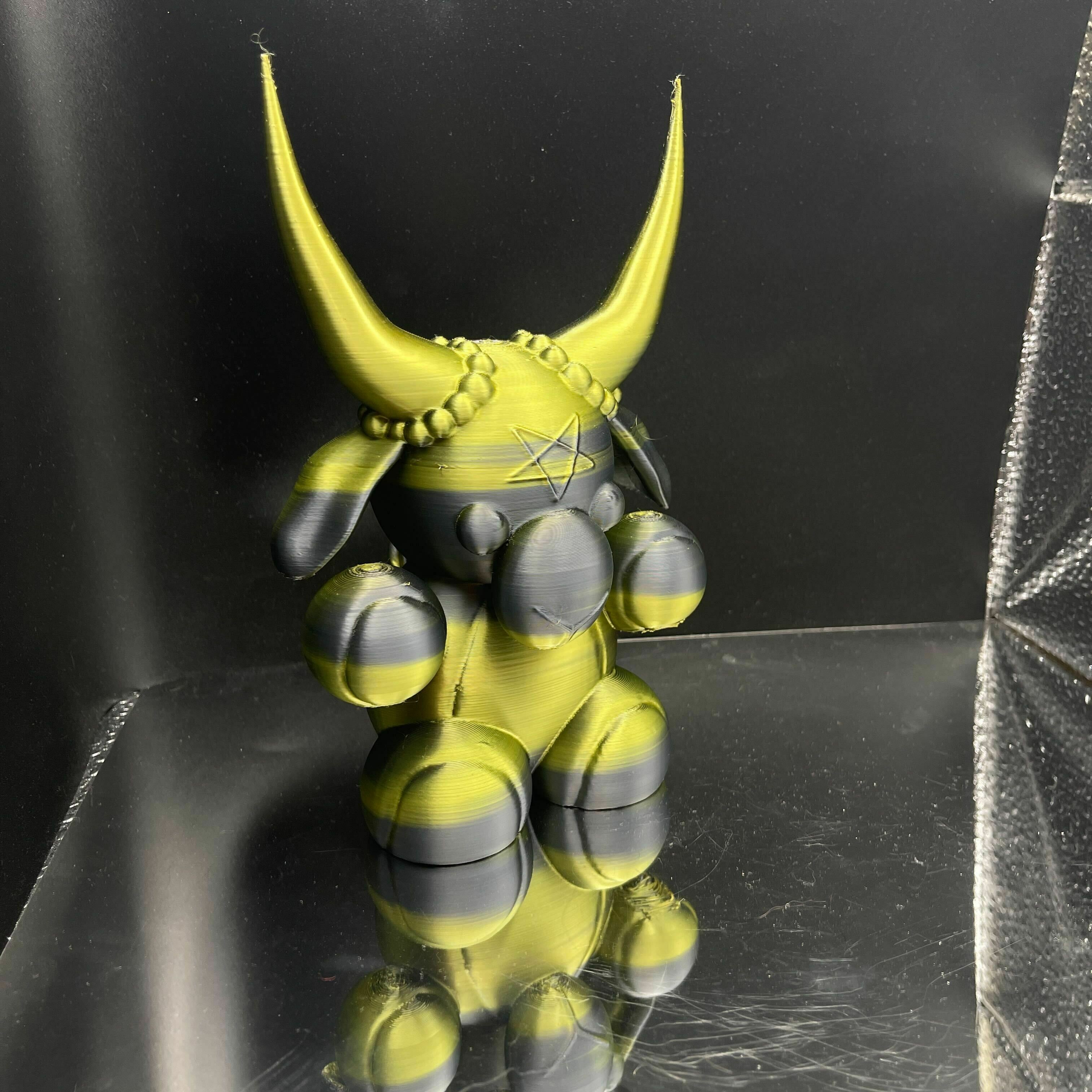 Baphomet Ziege Plushie Halloween Teddy Bär Teufel Monster stickig 3D print model - Mito3D